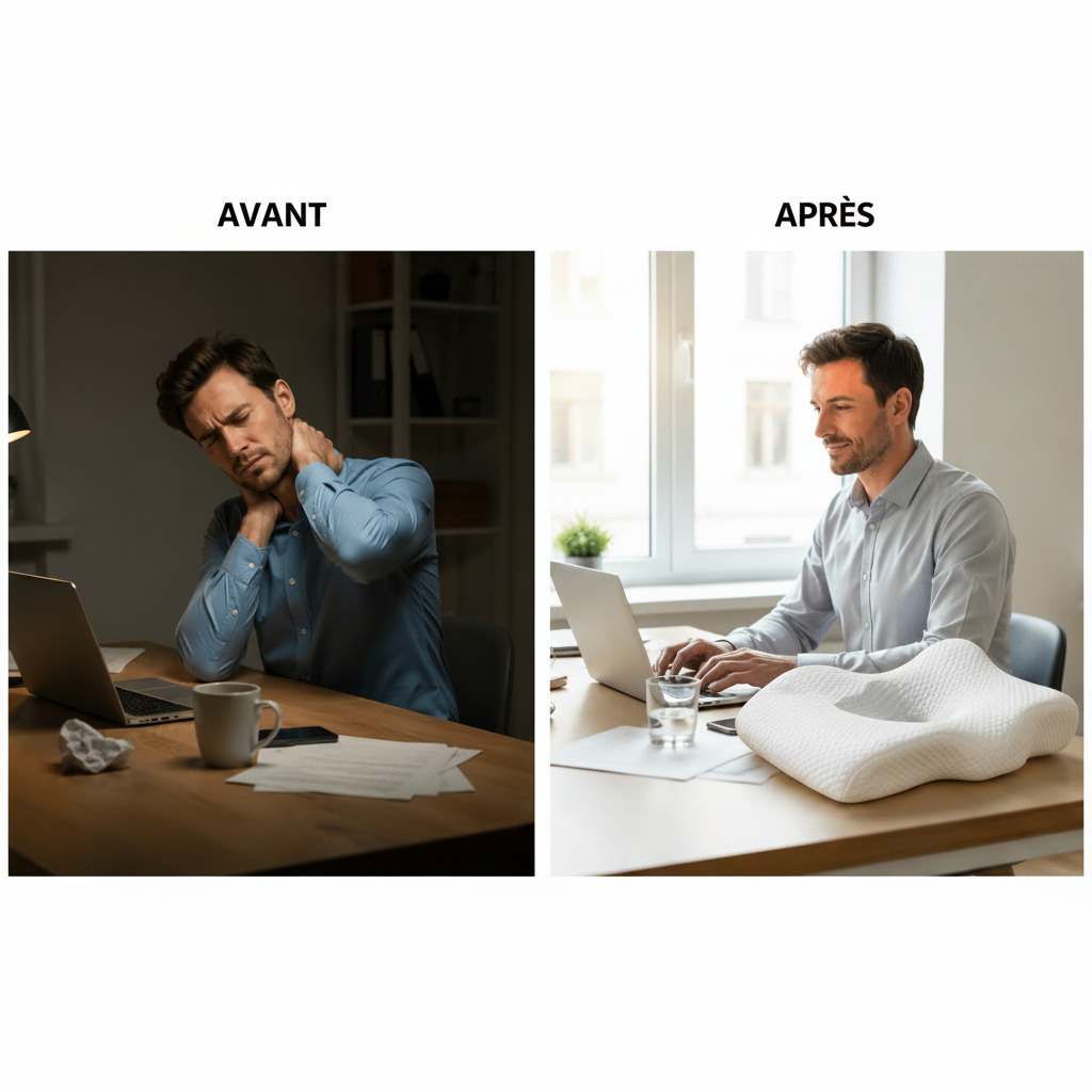 Avant Après bureau - Carré