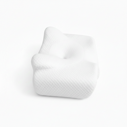 Oreiller ergonomique mémoire de forme premium 2.0 blanc pur