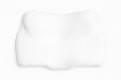 Oreiller ergonomique mémoire de forme premium 2.0 blanc pur