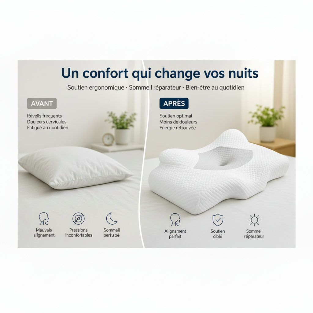 Confort qui change vos nuits - Textes grands