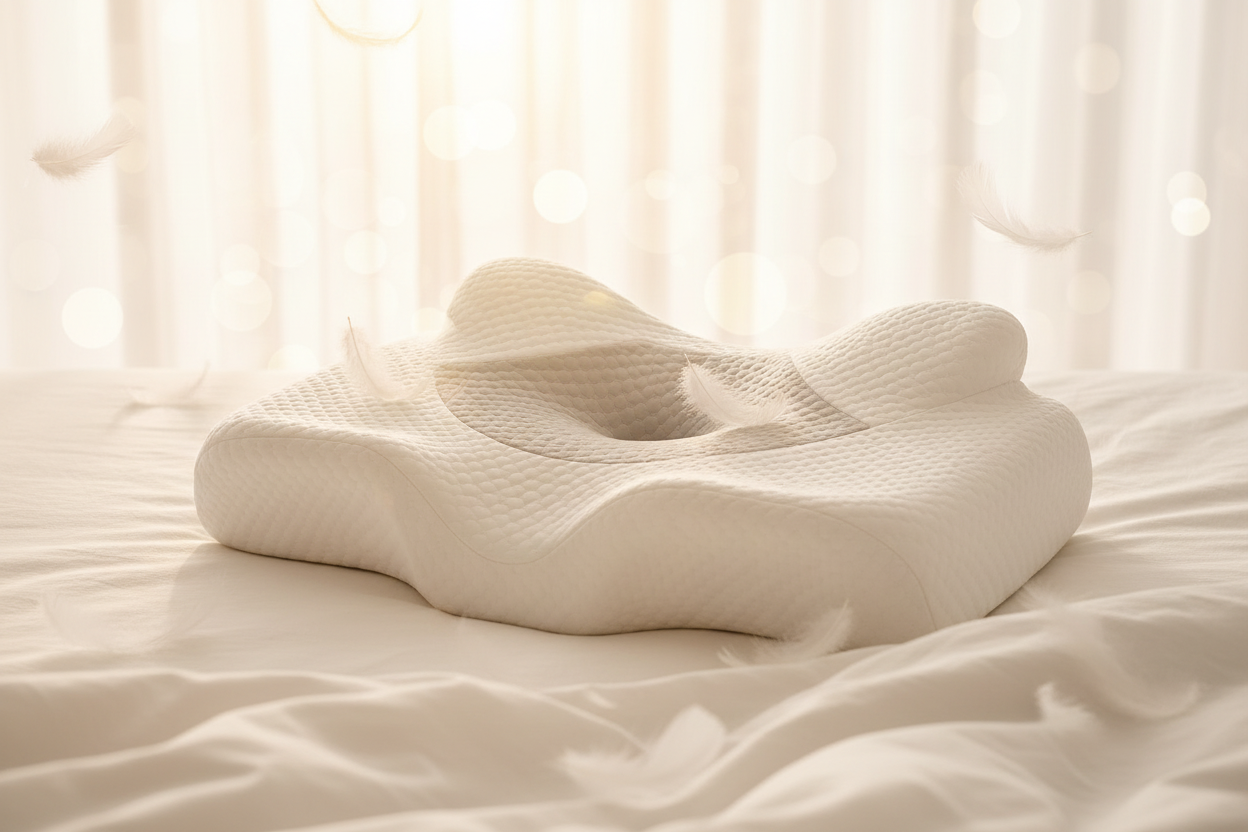 Coussin cervical moelleux et confortable